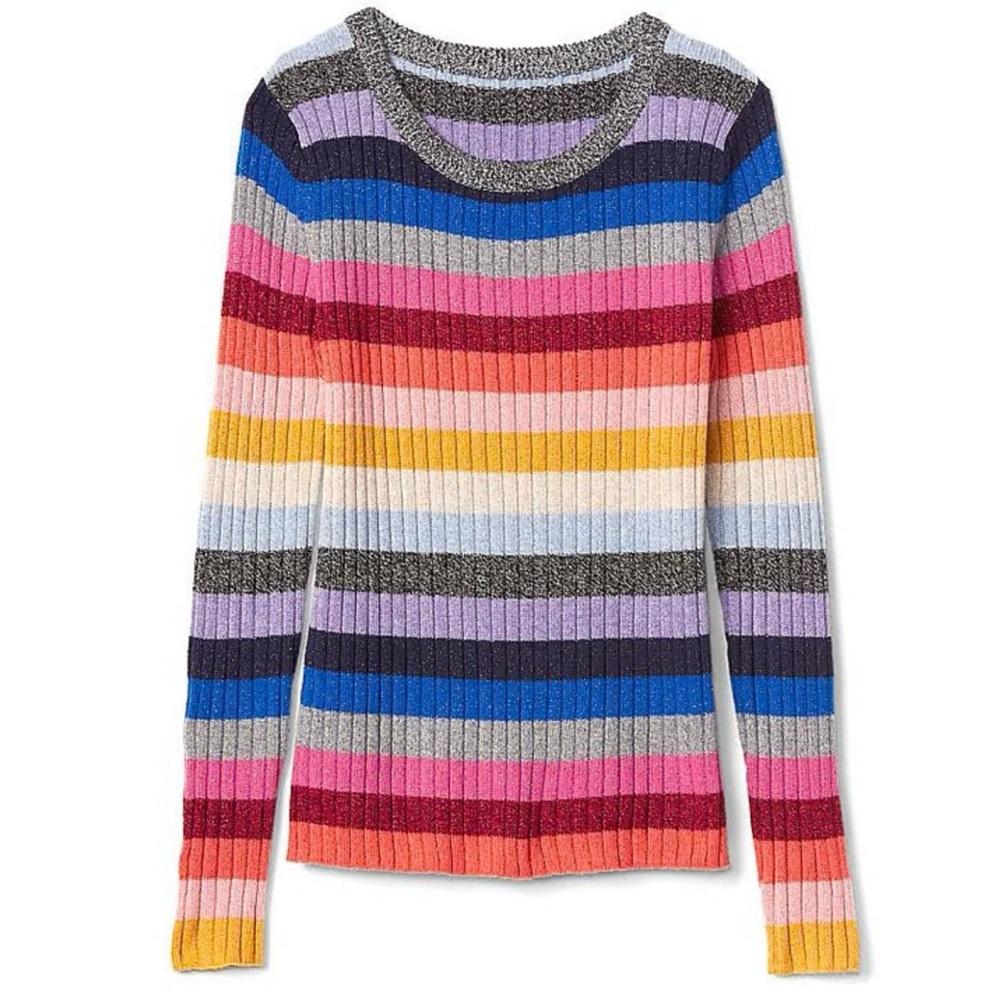 ☀️2/$29 sale! Gap Multicolor Crewneck Sweater